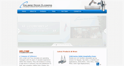 Desktop Screenshot of calibredoorclosers.com